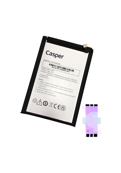 Casper Via F30 Batarya Pil Telefon Bataryası Pil Bandı Yanında