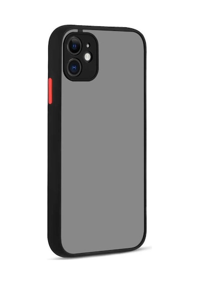 Apple Uyumlu iPhone 11 Kılıf Zore Hux Düğme Ve Kapak Zıt Renk Kılıf