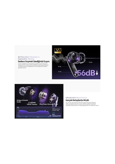 Kablosuz Şarj Özellikli Bluetooth Kulaklık, Hi-res-ldac Desteği