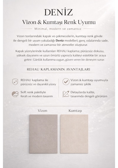 Deniz 2 Kapaklı Genç Odası Dolabı % 100 Mdf Kalitesi Rehau Kaplama Kapaklar Ağaç Ayaklar Vizon Deniz 2 Kapaklı Genç Odası Dolabı % 100 Mdf Kalitesi Rehau Kaplama Kapaklar Ağaç Ayaklar Vizon