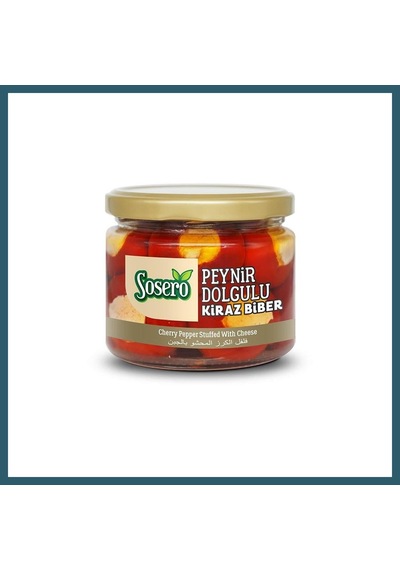 Bezos Kiraz Biber Peynir Dolgulu 290 Gr 1 Adet Ob