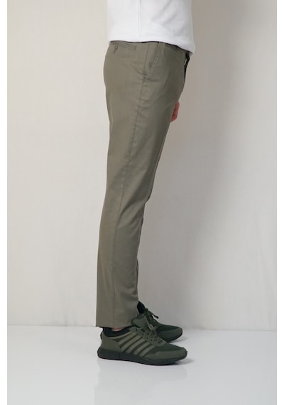 Bomonti Battal Saat Ceblı Mıkro Petek Desen Pantolon Haki