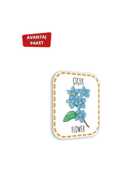 12-24 Ay Cırt Cırtlı Etkinlik Kitabı Ve Zeka Kartı Bebeğimin Ilk Sözcükleri