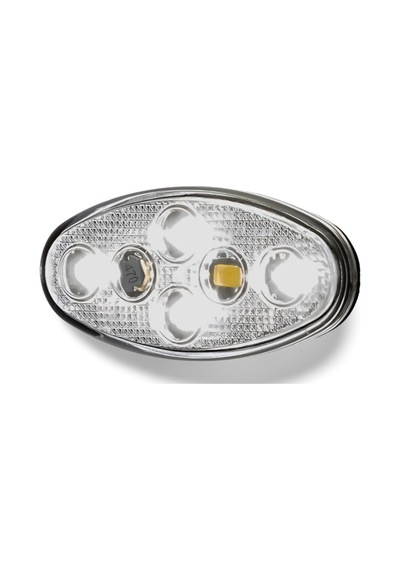 Sbef4w 12v/24v 4 Led'li Beyaz Elips Çakar Lamba 160 Flaş/dk, 3m Bantlı Montaj, Su Geçirmez