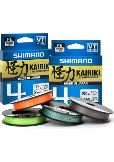 Shimano Kairiki Yeni Seri 8x Steel Grey 300m İp Misina Made In Japan 0,19 Mm 0,19 Mm
