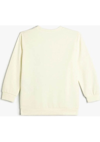 Koton Erkek Çocuk Sweatshirt Ekru 4skb10403tk 24yy59001601 Y5915