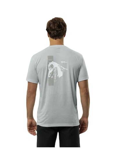 Jack Wolfskin Vonnan S/s Graphic T M Erkek T-shirt-gri