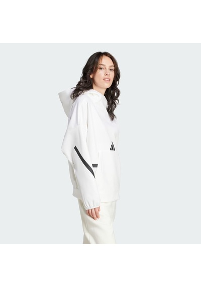 Adidas Whıte Kadın Kapşonlu Eşofman Üstü W Z.n.e. Oh Hd Jı7553 001