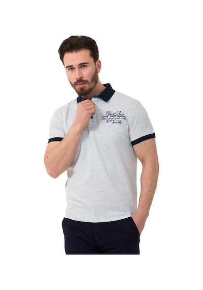 Ct767 Yazılı Polo Yaka Erkek Tişört 001