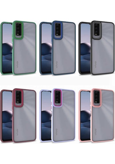 Vivo Y20S Kılıf Zore Flora Kapak (543123702)