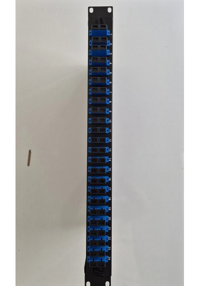 24 Port Fiber Optik Upc Patch Panel Set