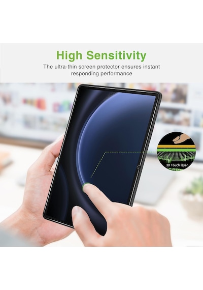 Samsung Uyumlu Galaxy Tab S9 Fe 10.9 İnç Tablet Ekran Koruyucu Cam Nano