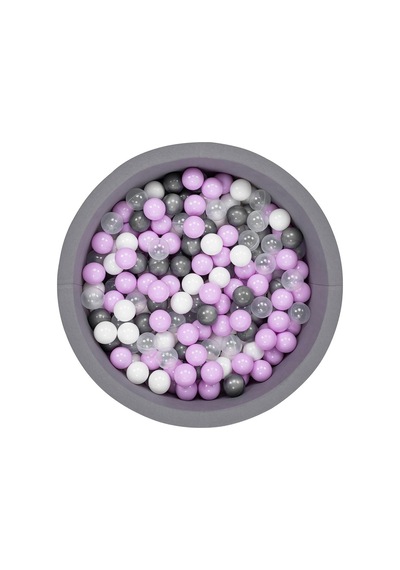 Wellgro Bubble Pops Gri Top Havuzu Ve Havuz Topları Gri/beyaz/seffaf/lila Top F6d172065ss1-2