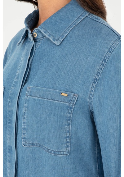 U.s. Polo Assn. Kadın Açık Mavi Elbise Jean 50288955-dn0021 Lıght Blue