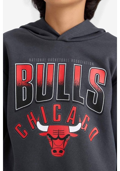 Defacto Erkek Çocuk Nba Chicago Bulls Kapüşonlu Sweatshirt F4086a825auar31 Antrasit Defacto Erkek Çocuk Nba Chicago Bulls Kapüşonlu Sweatshirt F4086a825auar31 Antrasit