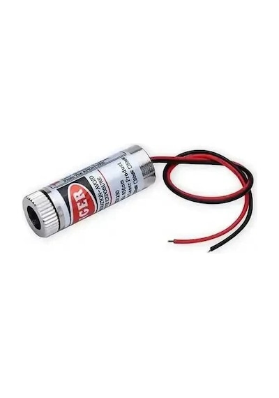 Kırmızı Artı + Lazer 5v 12mm 650nm 5mw