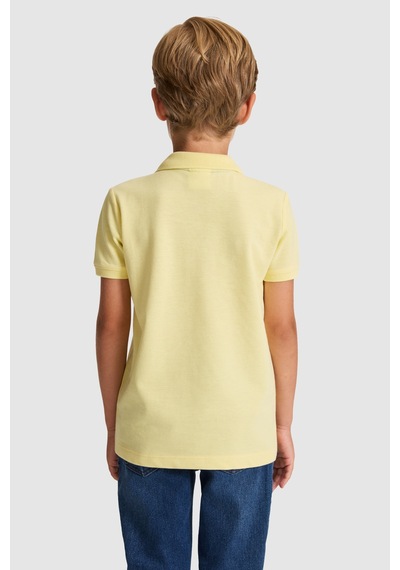 U.S. Polo Assn. Erkek Çocuk Açık Sarı Tişört Basic 50325608-vr004 Acık Sarı
