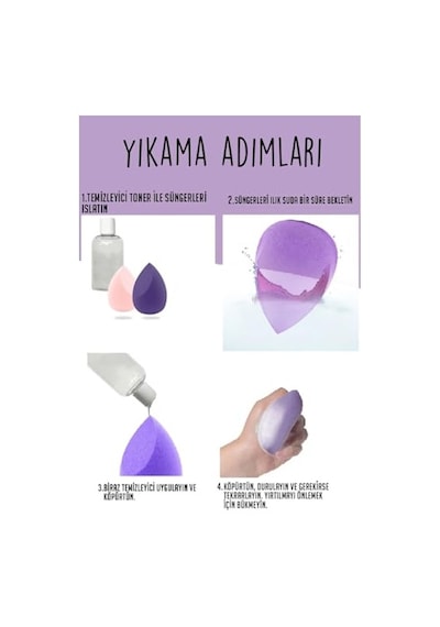 Makyaj Süngeri Fondöten Süngeri, Pudra Süngeri, Kapatıcı Süngeri, Güneş Kremi Süngeri, Bb Krem Süngeri Armut