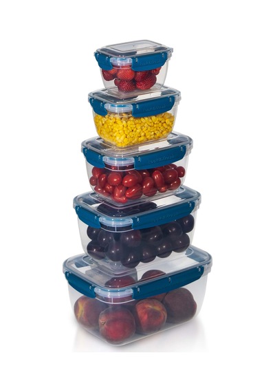 5'li Master Dikdörtgen Saklama Kabı 550 ML - 1000 ML - 1800 ML - 3000 ML - 5000 ML 001