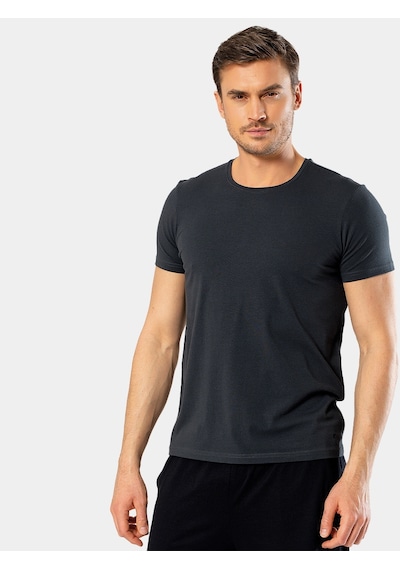 Cacharel Erkek Bisiklet Yaka Likralı T-shirt 1331/olive 001