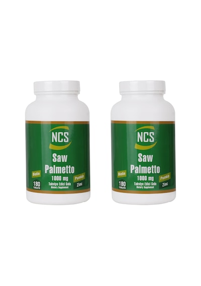 Ncs Saw Palmetto 1000 MG Pumpkin Biotin Zinc Complex 2 Kutu