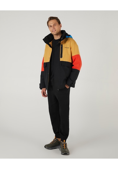 Skechers M Outerwear Coated Jacket Erkek Siyah Mont S242065-001 Siyah