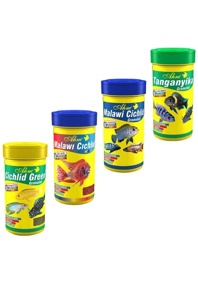 Ciklet Balığı Için Özel Yem Seti 100 Ml X 4 Adet