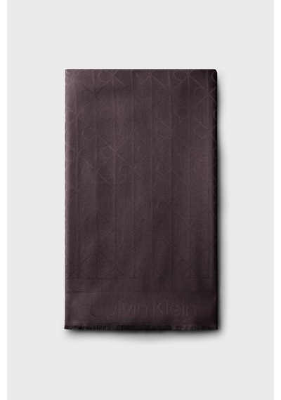 Calvin Klein Logo Monogramlı Şal Lv04f8096gbap Kadın Şal Lv04f8096g Bap Bordo