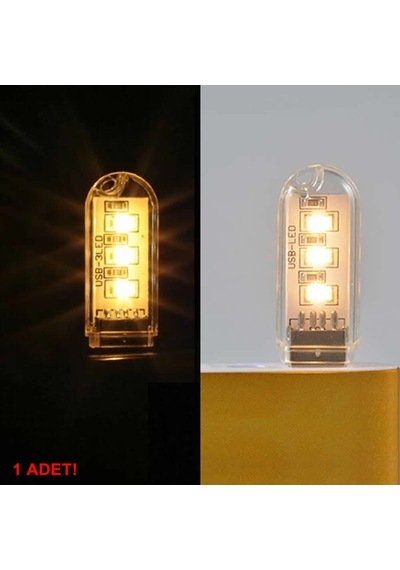 Mini Usb Led Lamba 5730 Smd 3 Led Anahtarlık Portatif Taşınabilir Gece Lambası Masa Aydınl.Kamp