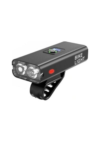 Xbyc 6051 120 Lumen Usb Şarjlı Bisiklet Ön Lamba Aydınlatma Mat Siyah - Sarı