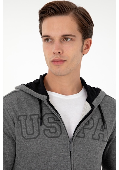 U.s. Polo Assn. Erkek Antrasit Melanj Sweatshirt 50295172-vr081 Antrasit Melanj