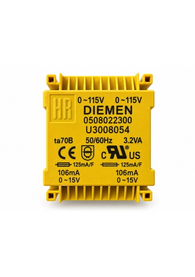 Diemen Trafo 3,2va 230v/115v 2x15v 2x107ma U3008054 0508022300