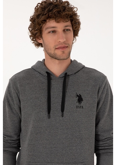 U.s. Polo Assn. Erkek Antrasit Melanj Sweatshirt 50307703-vr081 Antrasit Melanj