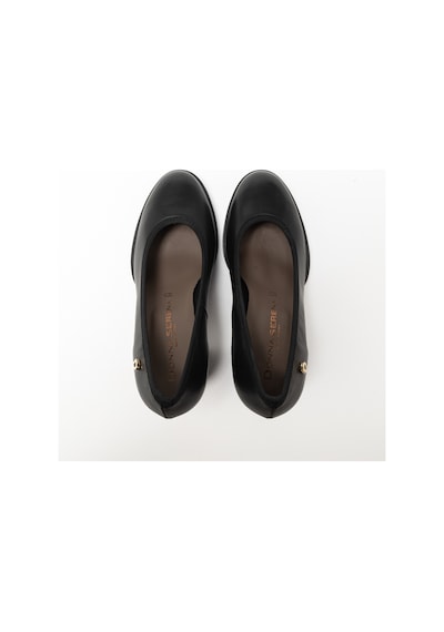 Oxford Klasik Kadın 483700dp Donna Serena 3700dp Nappa Pelle Nero Siyah