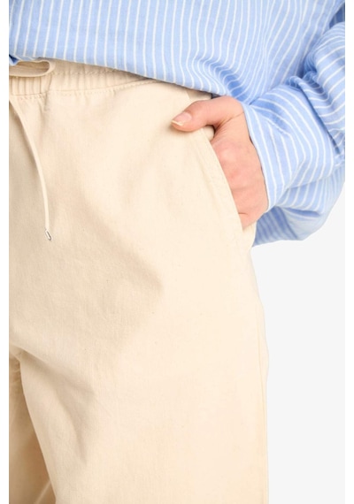 DeFacto Beli Lastikli Uzun Jean Pantolon E8004AX25SMNM86