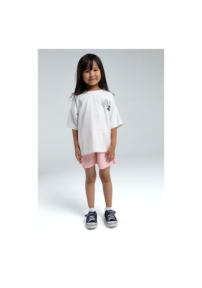 U.S. Polo Assn. Kız Çocuk Beyaz Şortlu Alt Üst Takım 50312453-VR013