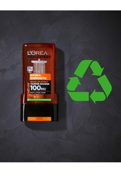 L'Oreal Paris Men Expert Hydra Energetic Enerji Veren Duş Jeli 3 x 300 ML