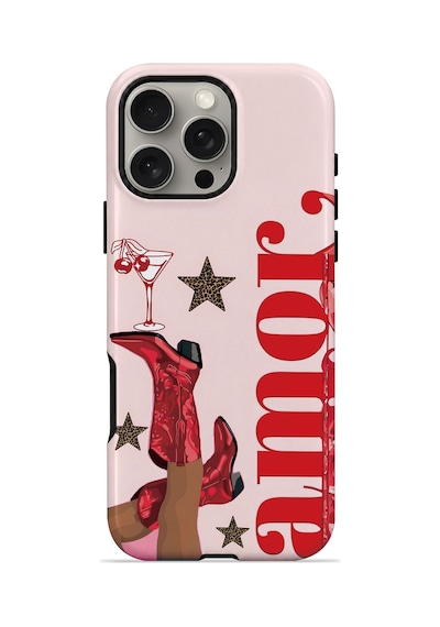 Velvoria Valestra Amour Leopar Apple Apple iPhone Uyumlu 16 Pro Max Magsafe Koruma Kılıfı Valestra Magline - Amour Leopar