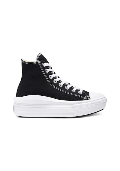 Converse Ctas Move Hi Kadın Günlük Ayakkabı 568497C Siyah-Siyah-36