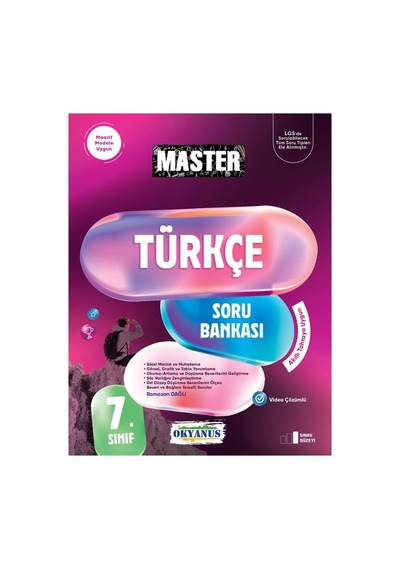 7. Sınıf Master Türkçe Soru Bankası Okyanus Yayınları
