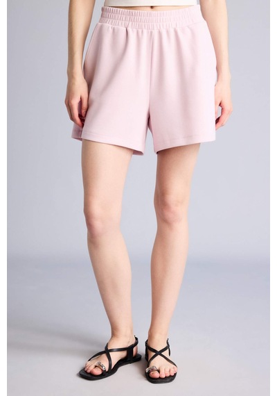 Defacto Relax Fıt Elastik Bel Açık Pembe Bermuda Şort H0575ax26smpn38 Pembe-pn38