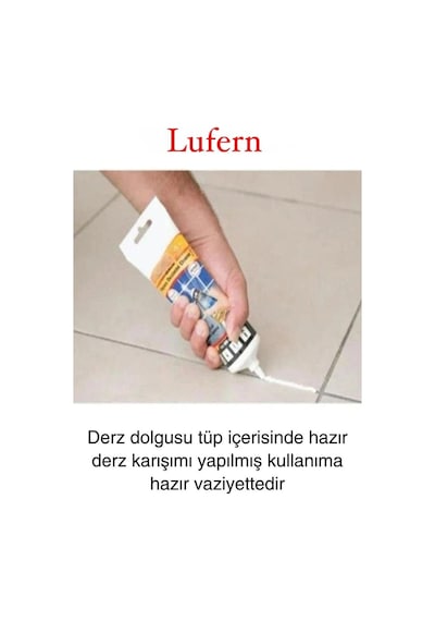 Özel Üretim Gri Fayans Arası Hazır Derz Dolgu Dayanıklı Tüp Mermer Mutfak Banyo Zemin Duvar Onarıcı