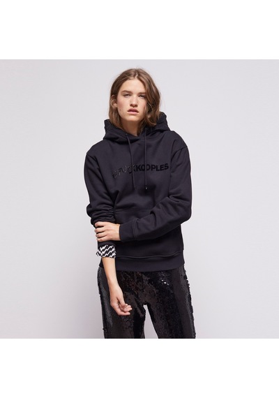 The Kooples Kadın Baskılı Siyah Sweatshırtbaskılıfswe26021k