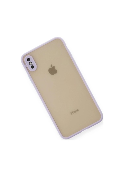 Mepa Apple, Uyumlu iPhone Xs Max Kılıf Montreal Silikon Kapak - Mor Najmaddin standart