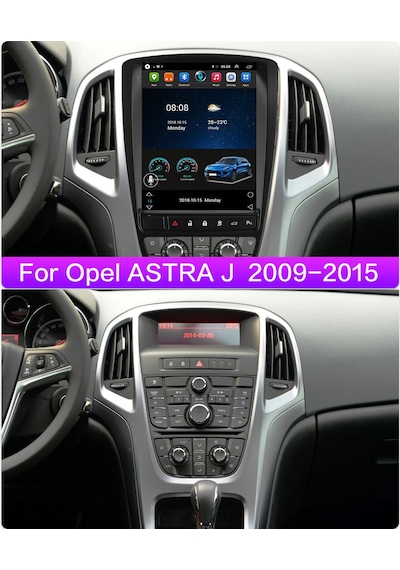 Exvol Opel Astra J Tesla Android Multimedya 4GB/64gb Carplay Ips Hd +Kamera