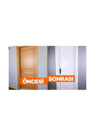 Amerikan Panel Kapı Boyası Beyaz Sentetik