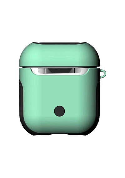 Apple AirPods Uyumlu Kılıf Zore Shockproof Silikon Turkuaz