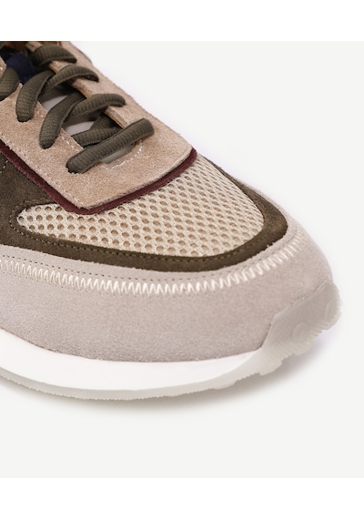 Yargıcı File Detaylı Deri Sneaker 24yeay4476x 017 Bej
