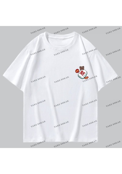 Noıssey Y2k Unisex Harajuka Anime Retro Kawai Kuromi T-shirt Kod-mavi-etiket: 8373 Kahverengi