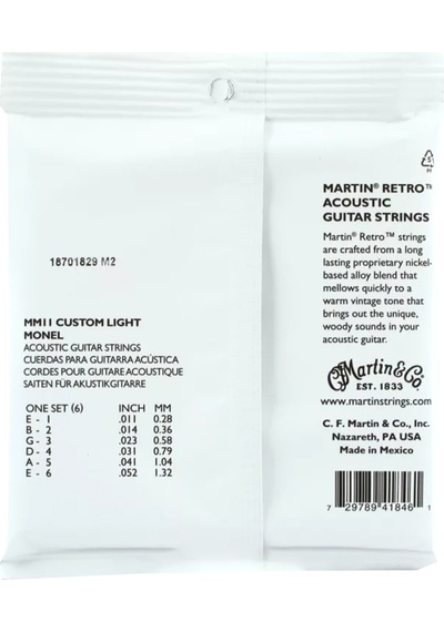 Martin M175, 80/20 Bronz,Akustik Gitar Teli-(11-52)-PENA HEDİYELİ